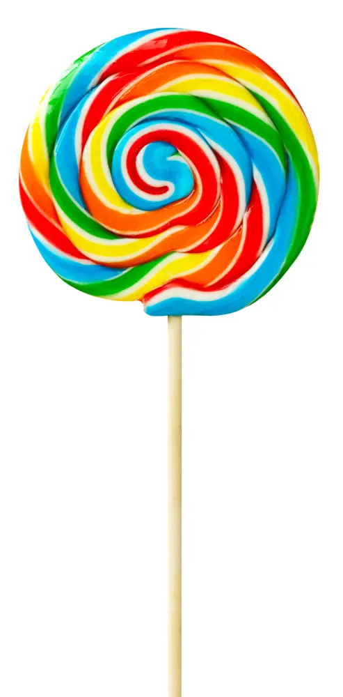Vibrant Swirl Lollipop