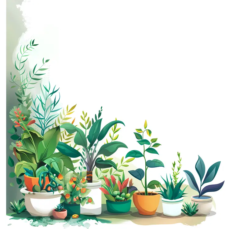 Collection of Potted Plants