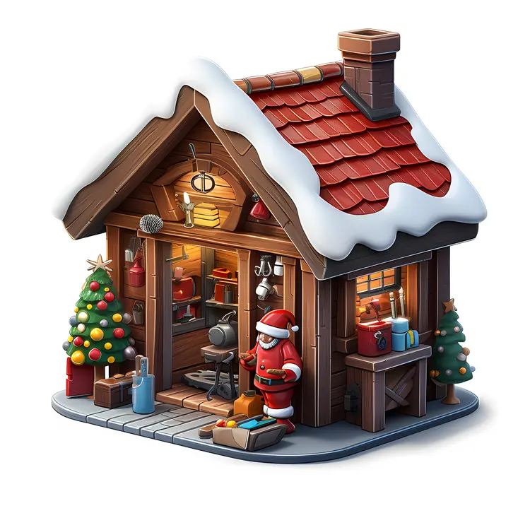 Santa's Cozy Workshop
