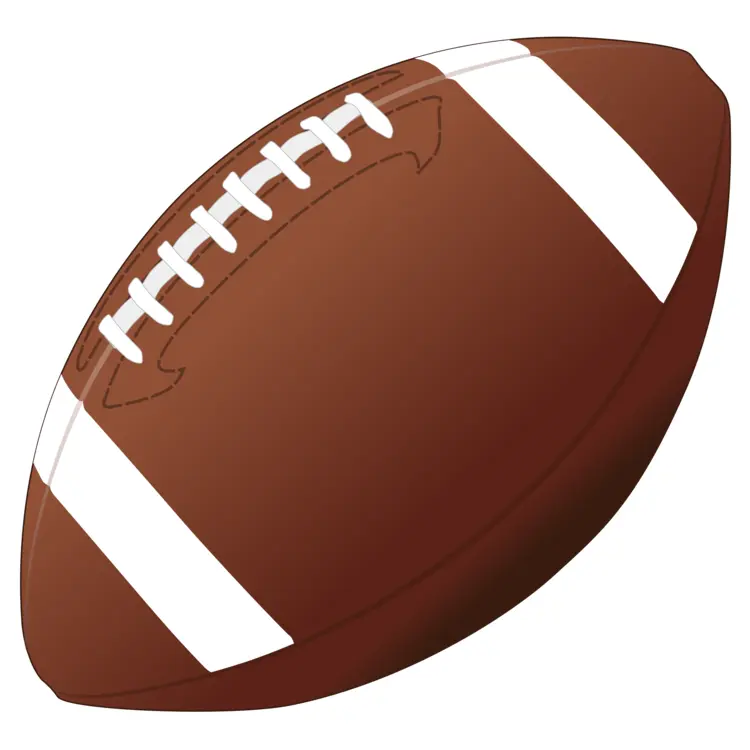 Brown Football Illustration