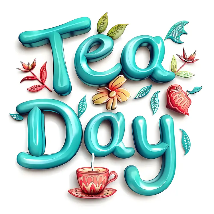 Colorful Tea Day Celebration