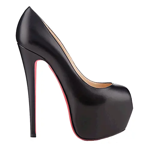 Stylish Black Platform Heels