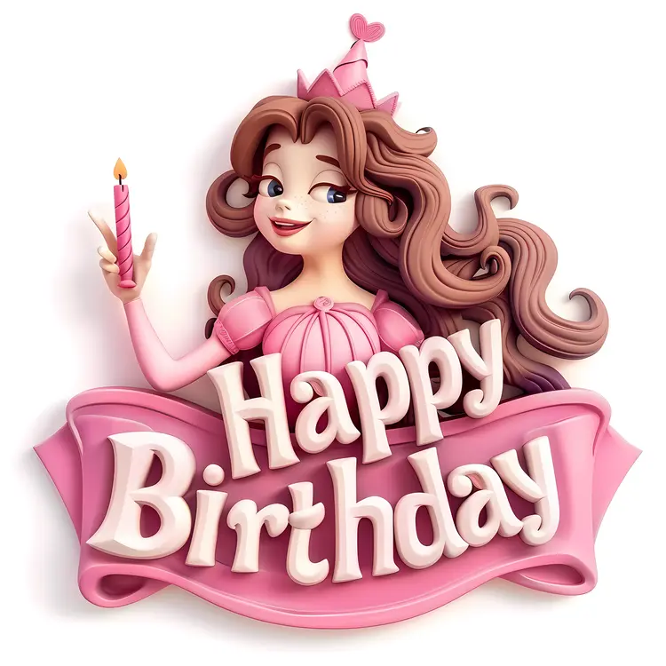 Princess Wishing Happy Birthday