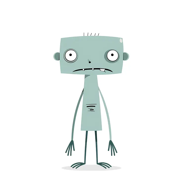 Cute Cartoon Zombie