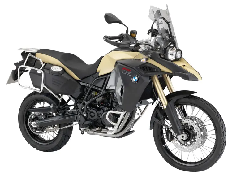 Yellow Adventure Motorcycle for Off-road Travel
