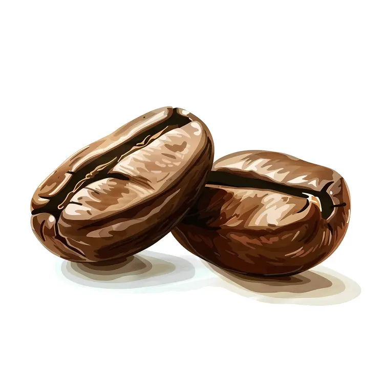 Brown Roasted Coffee Beans