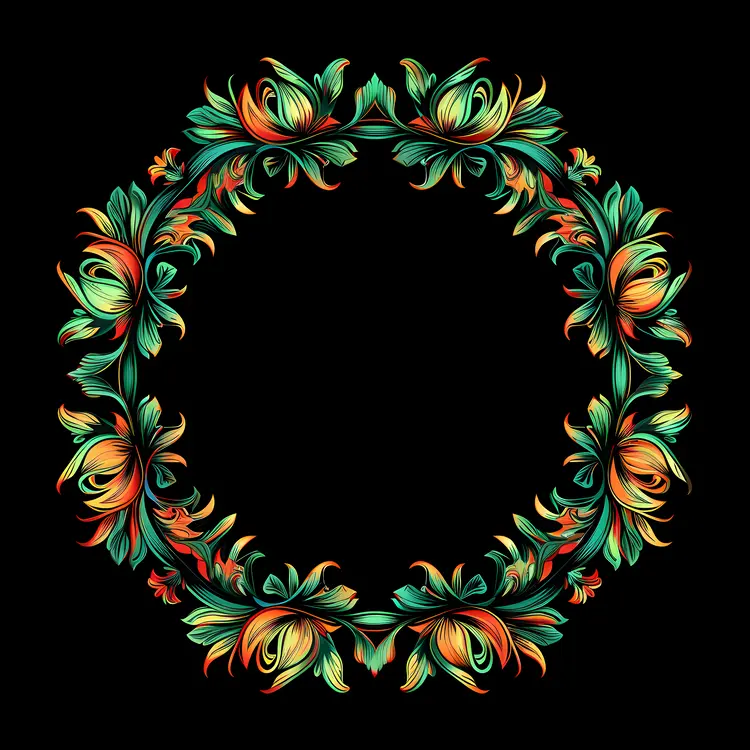 Beautiful Floral Wreath