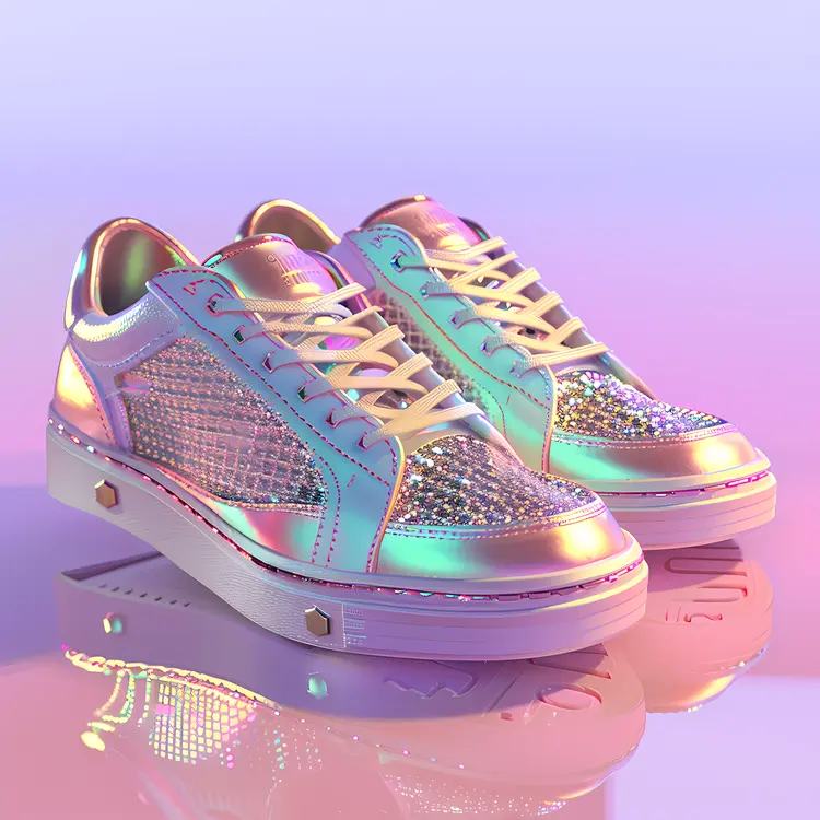 Holographic Trendy Sneakers