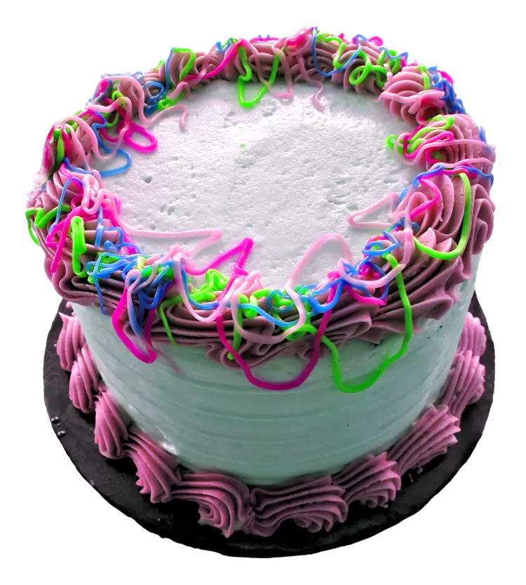 Colorful Icing Cake
