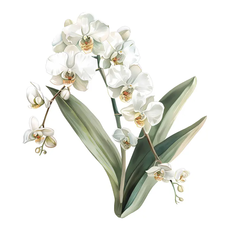 Beautiful White Orchids