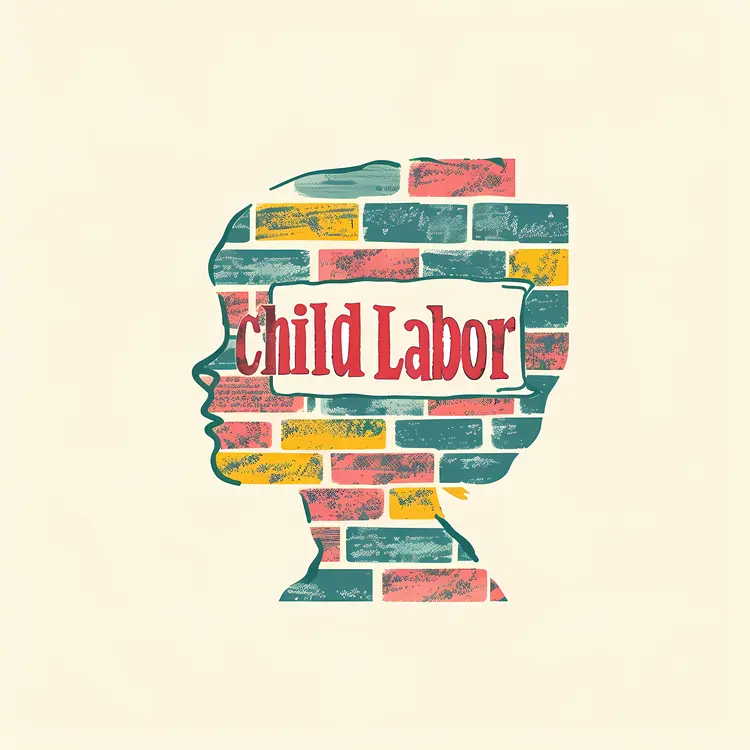 Child Labor Awareness Illustration