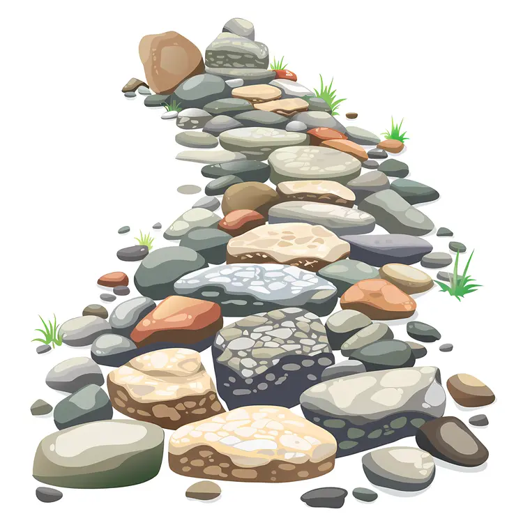 Rocky Path in Garden