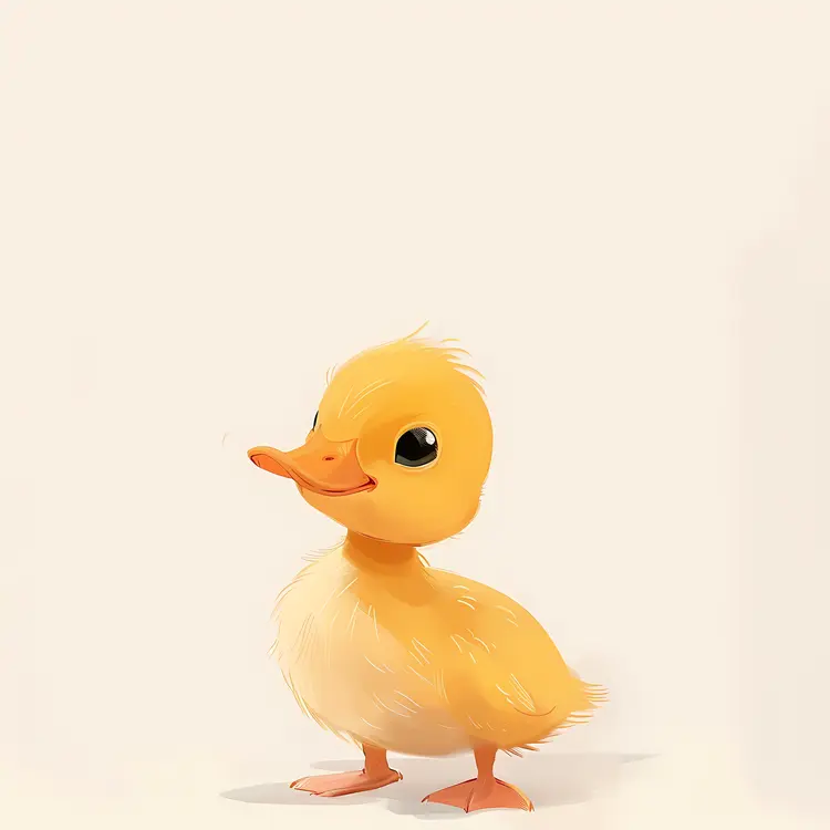 Adorable Yellow Duckling