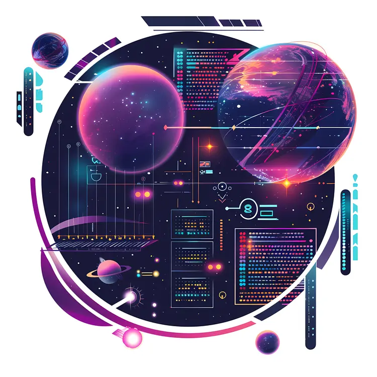 Data and Planets in Space