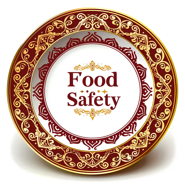 Elegant Food Safety Sign