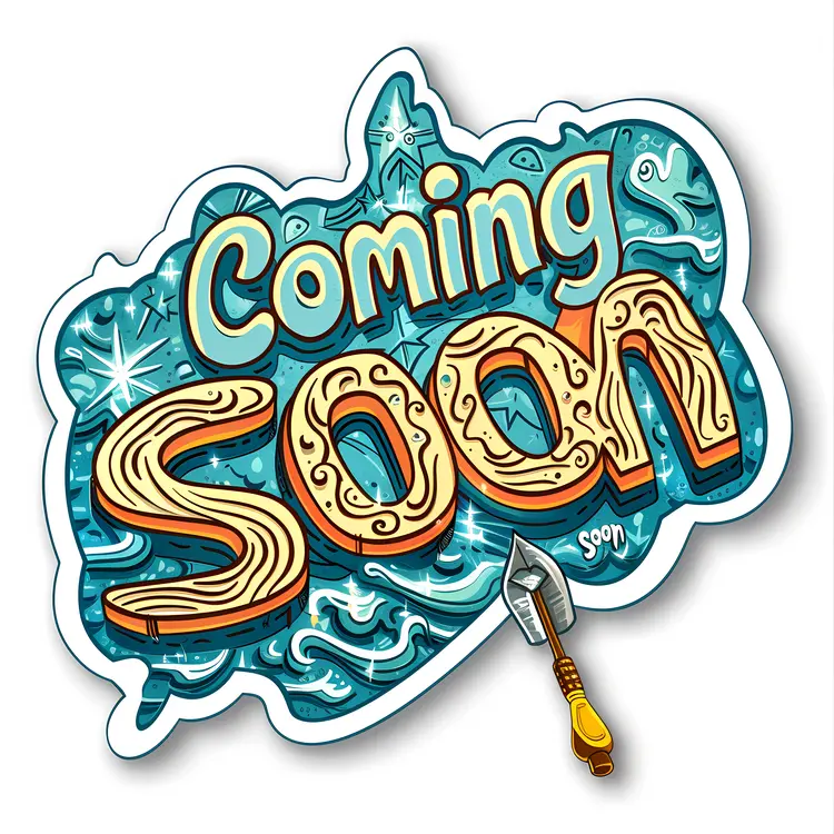 Colorful Coming Soon Sign