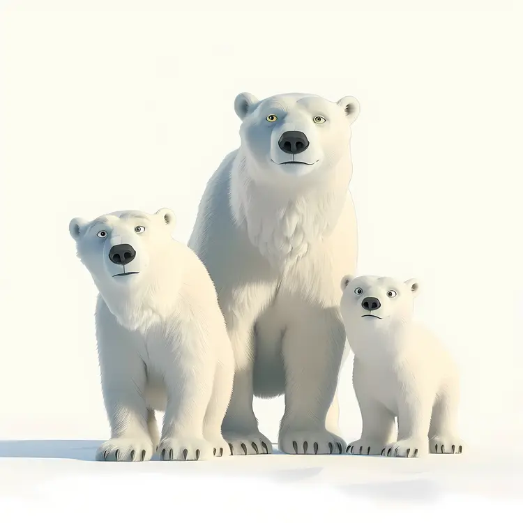Polar Bear Family