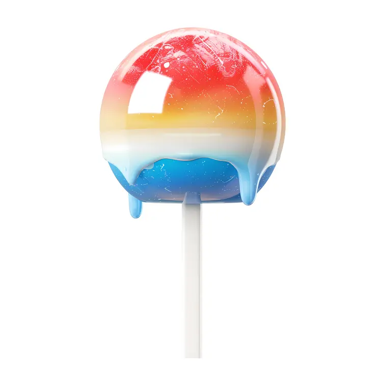 Colorful Melting Lollipop