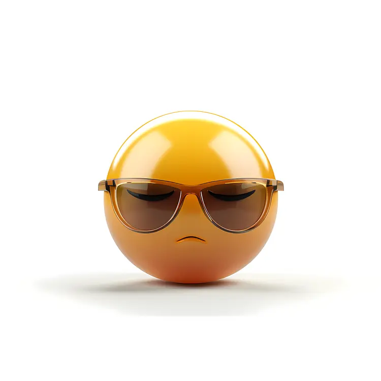 Cool Emoji with Sunglasses