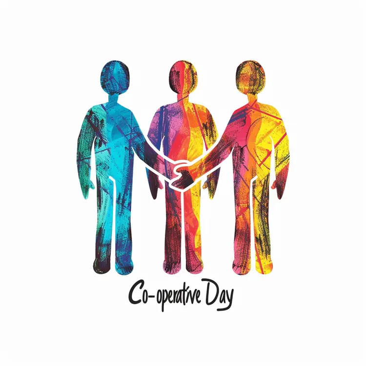 Co-operative Day Illustration