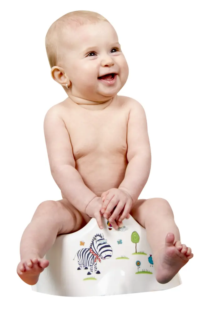 Smiling Baby on Potty