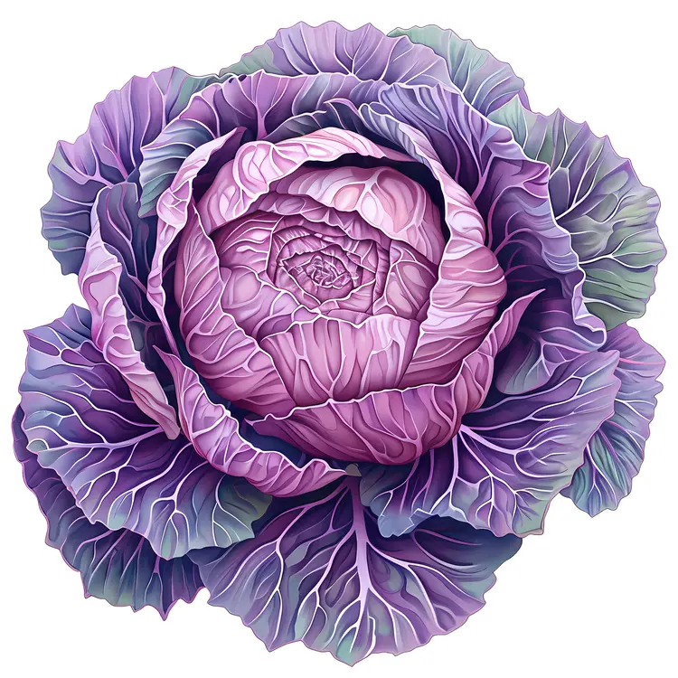 Beautiful Purple Cabbage