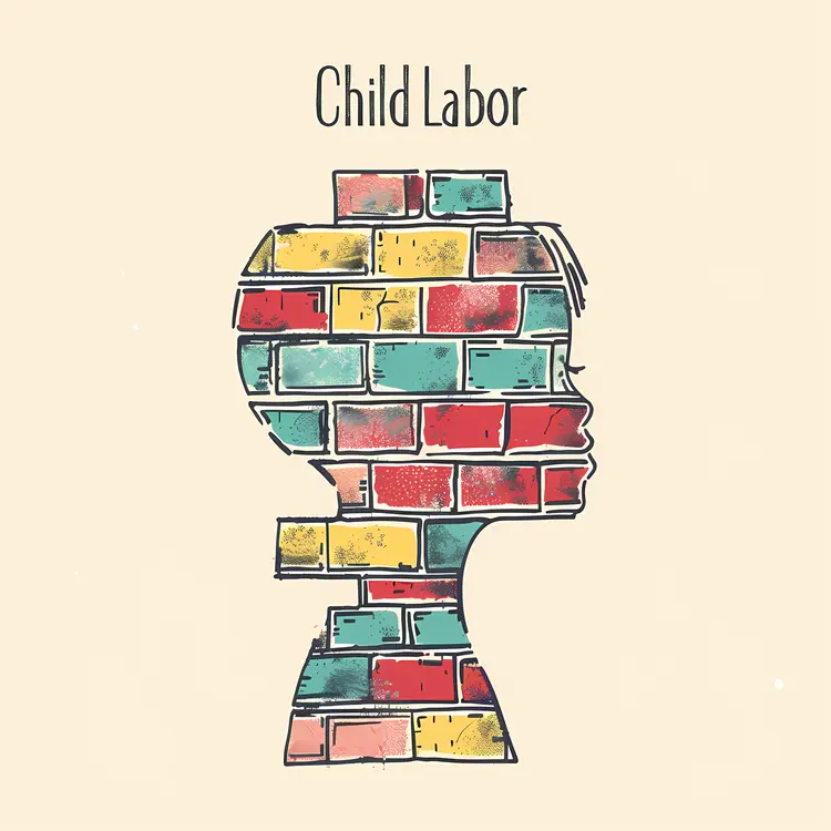 Child Labor Awareness Illustration