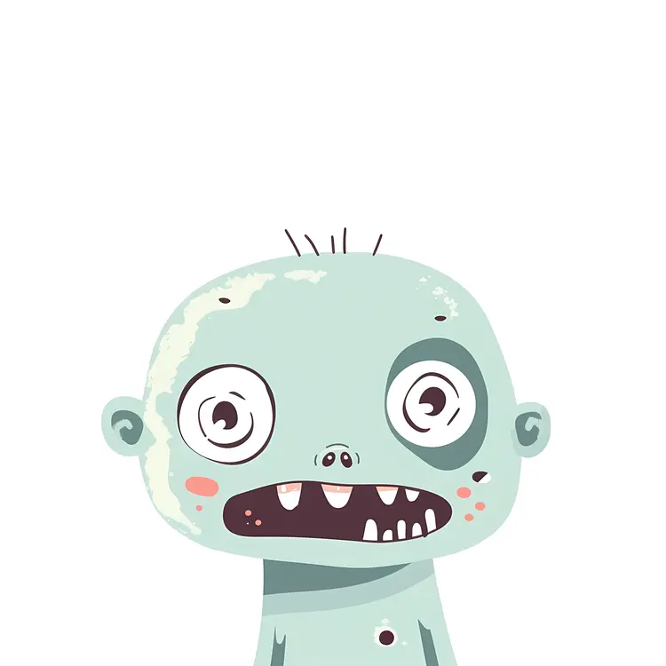 Cute Cartoon Zombie