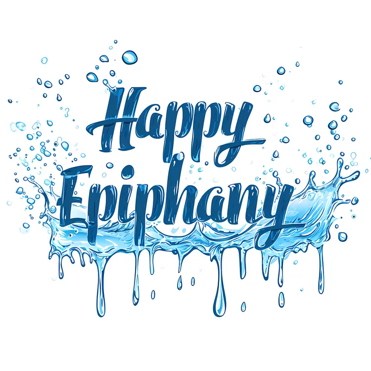 Happy Epiphany Water Splash