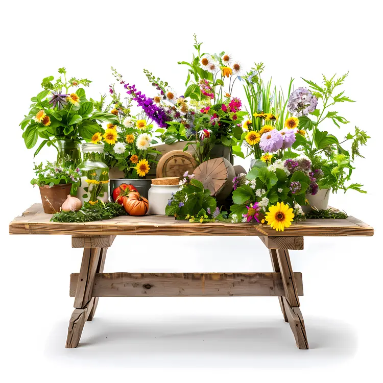 Colorful Flower Table Arrangement