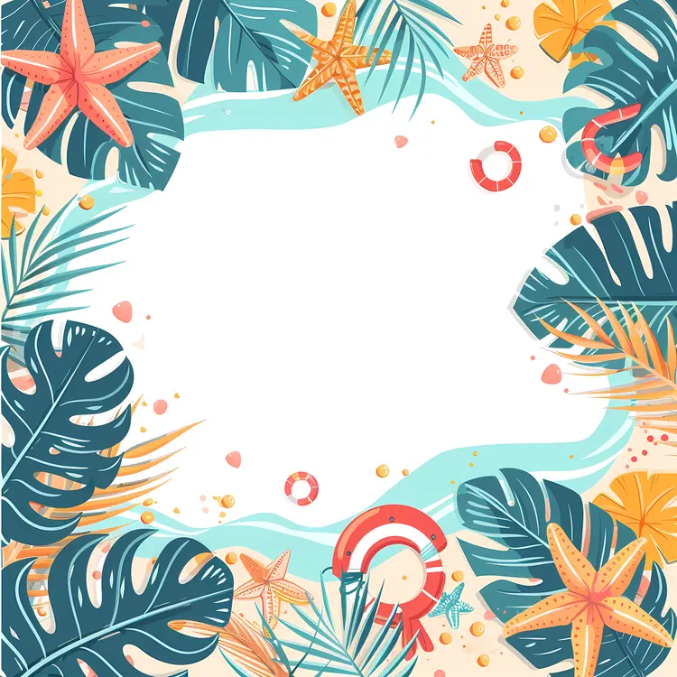 Tropical Summer Beach Background
