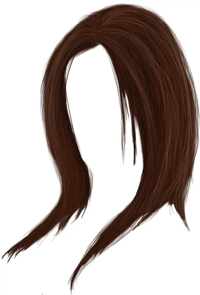 Straight Brown Medium Hair