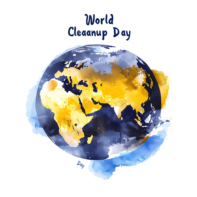 World Cleanup Day Globe
