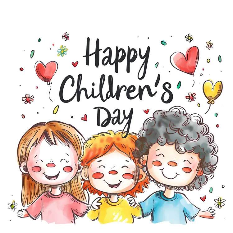 Joyful Children's Day Illustration