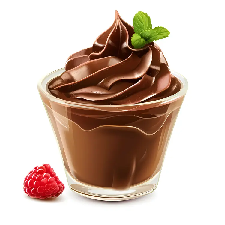 Delicious Chocolate Dessert in a Glass