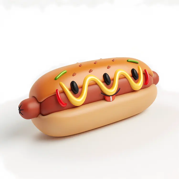 Smiling Hot Dog