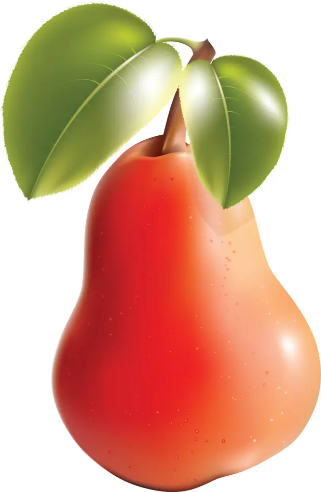 Juicy Red Pear