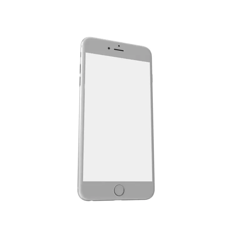 Modern Smartphone with Blank Screen