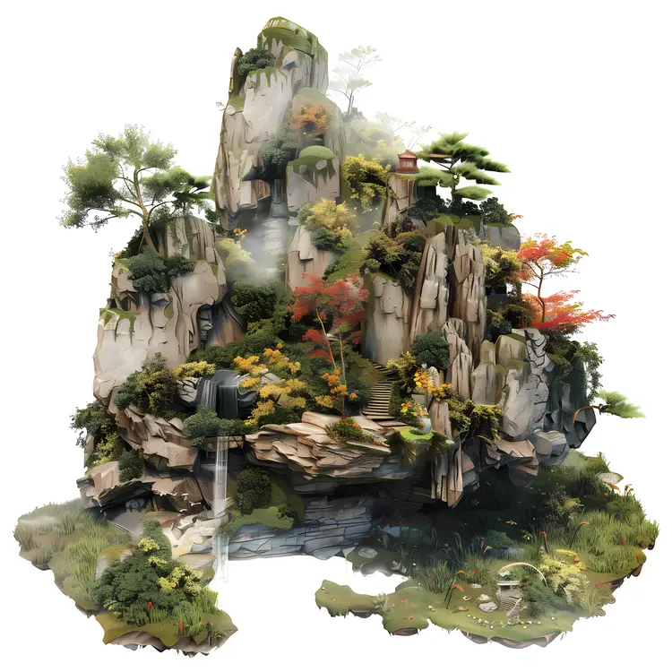 Mountainous Nature Landscape