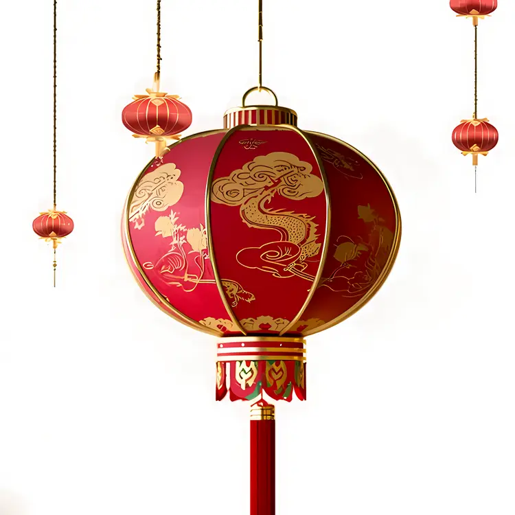 Traditional Red Chinese Lantern