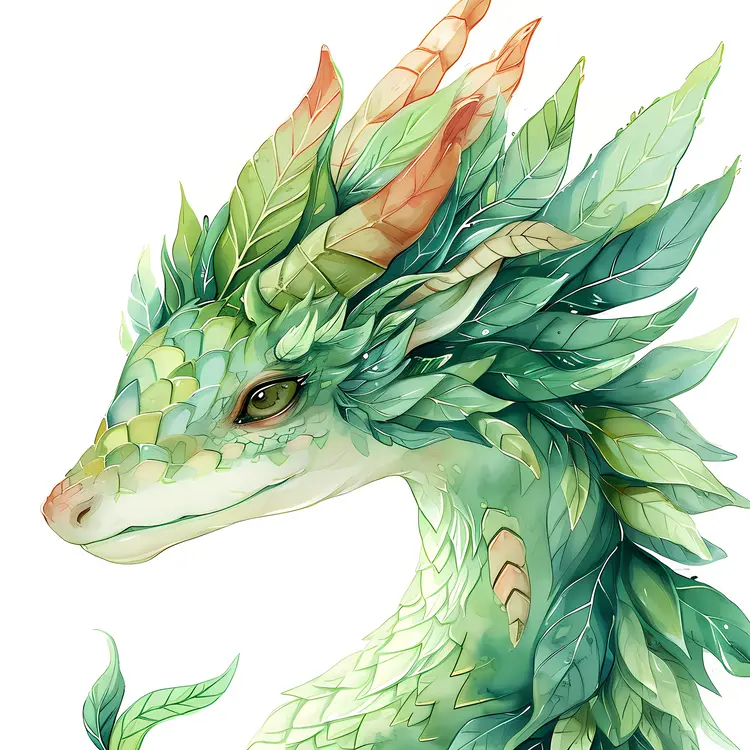 Cute Leafy Dragon
