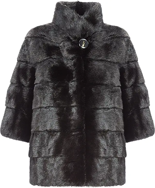 Luxurious Black Fur Coat