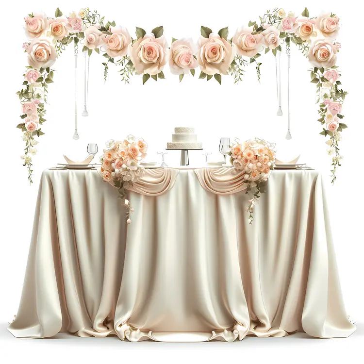 Beautifully Decorated Wedding Table
