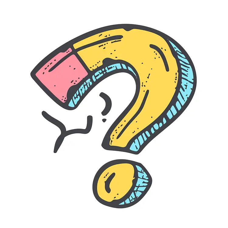 Colorful Question Mark Symbol