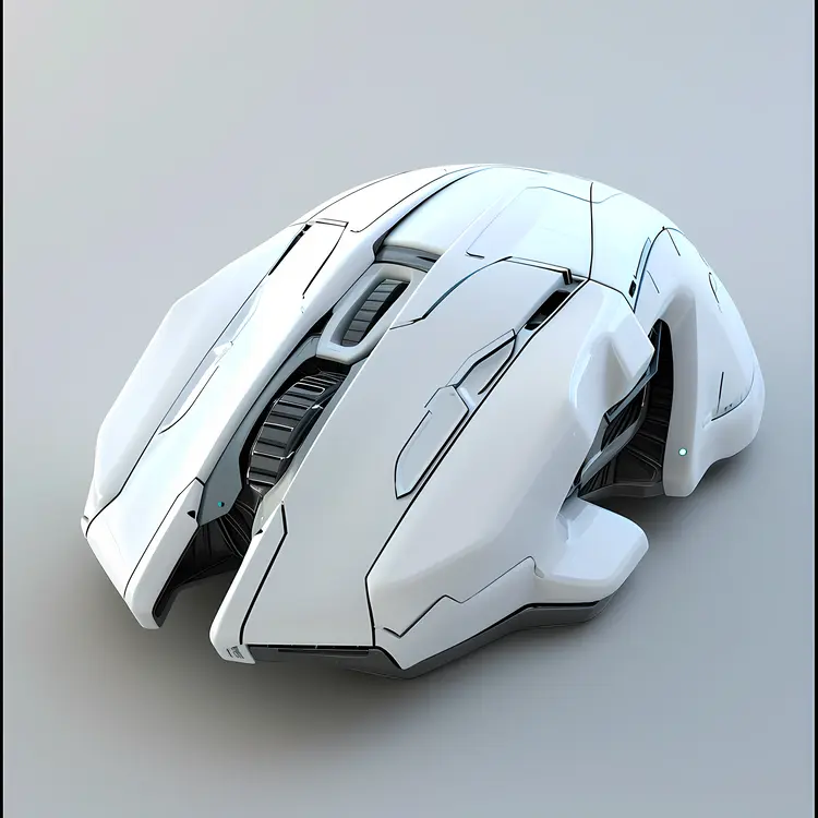 Futuristic White Mouse