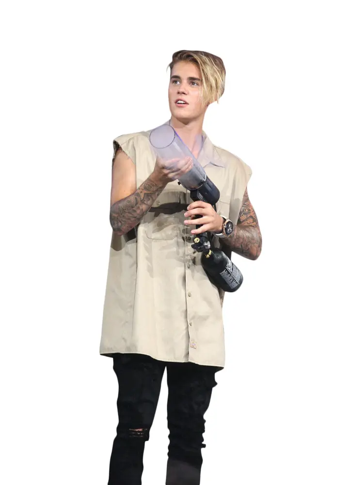 Man Holding Microphone