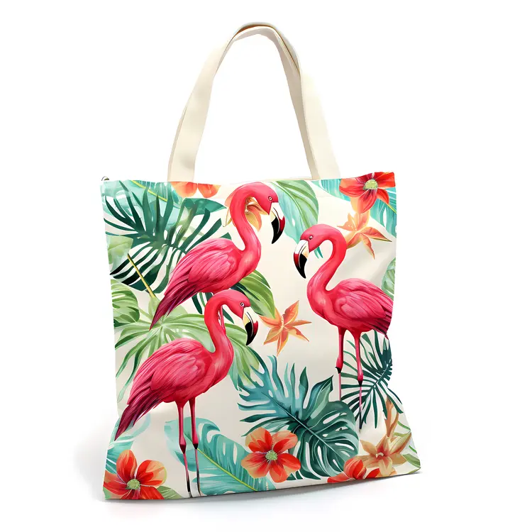 Tropical Flamingos Pattern
