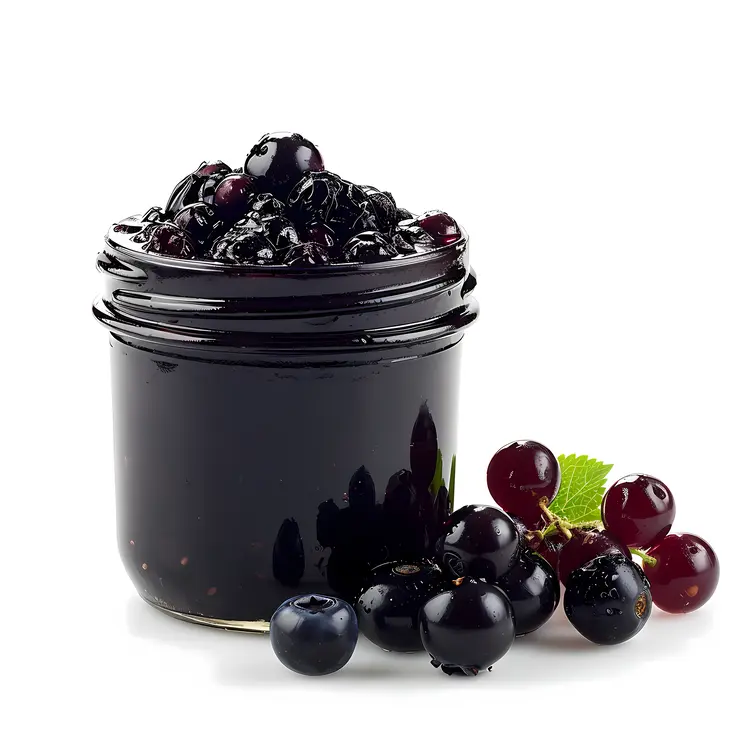 Rich Jar of Dark Berry Jam