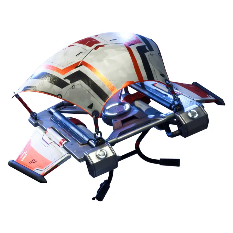 Futuristic Metal Glider for Battle