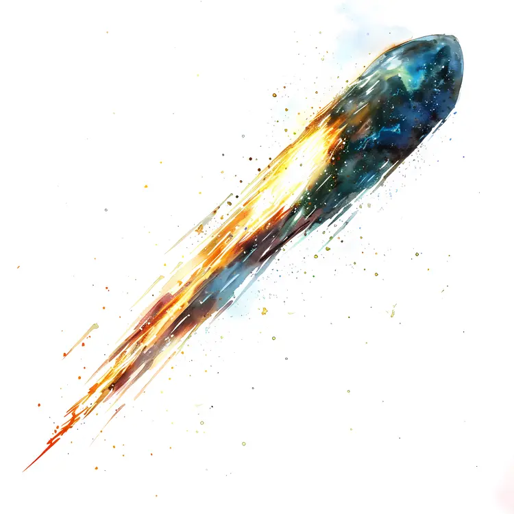 Meteor in Space